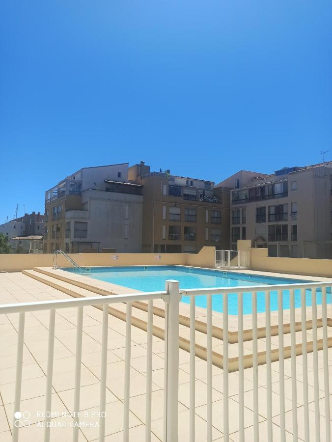 Port Studio Piscine, Parking, Prive,Navette Aeroport Agde Exterior foto